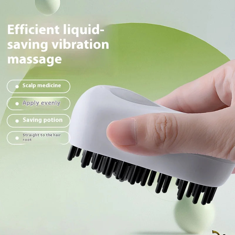 Electric Scalp Massager with Red Light Therapy & Liquid Applicator Relaxing Scalp Care Tool