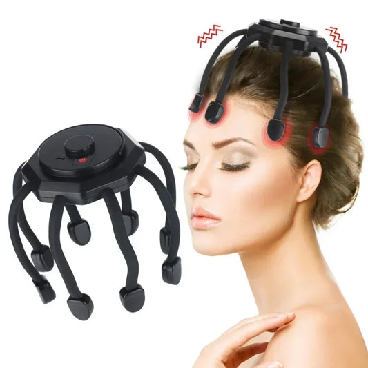 Electric Head Massager Red Light Therapy Device