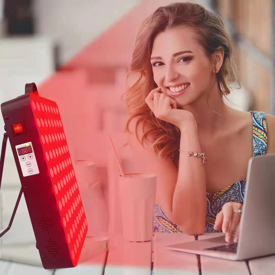 Near Infrared and Red Light Therapy Lamp for Anti-Aging, Relieve muscle