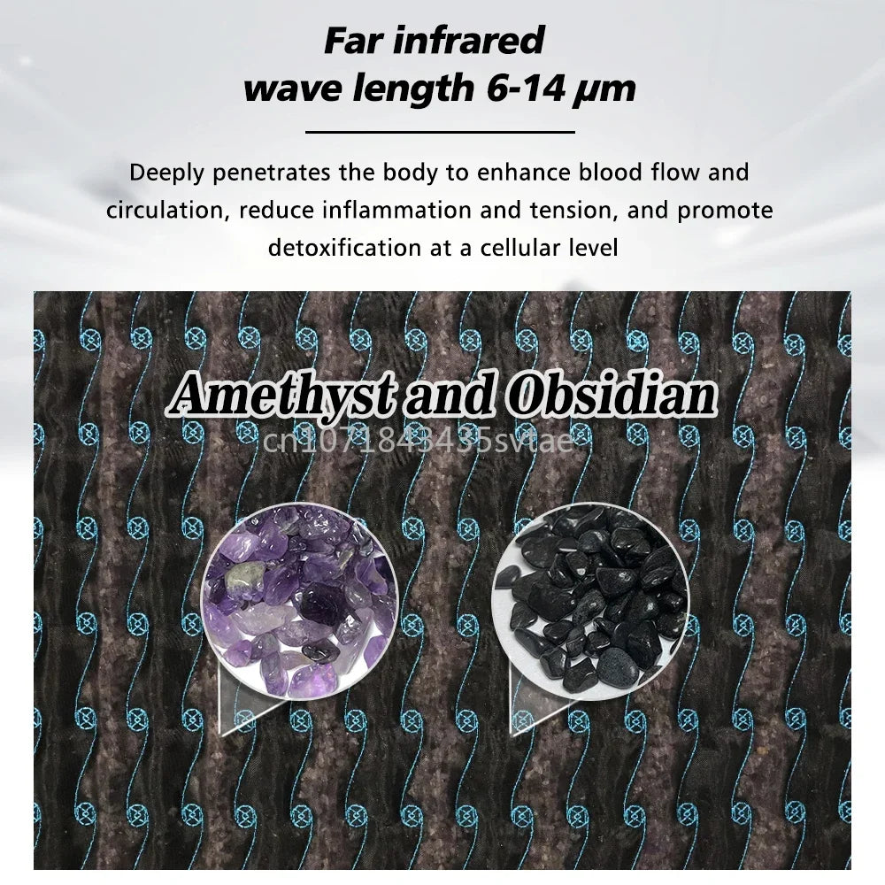 Reliable Pemf Magnetic Therapy Mat Pad Far Infrared Pemf Mat Amethyst Far Infrared Device Mattress