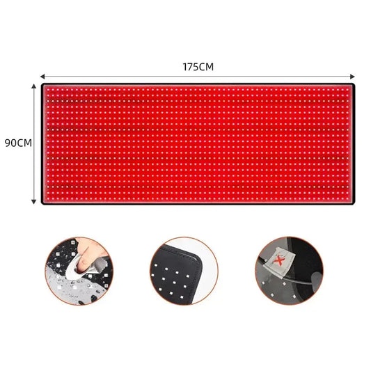 LED Red Light Therapy Yoga Mat