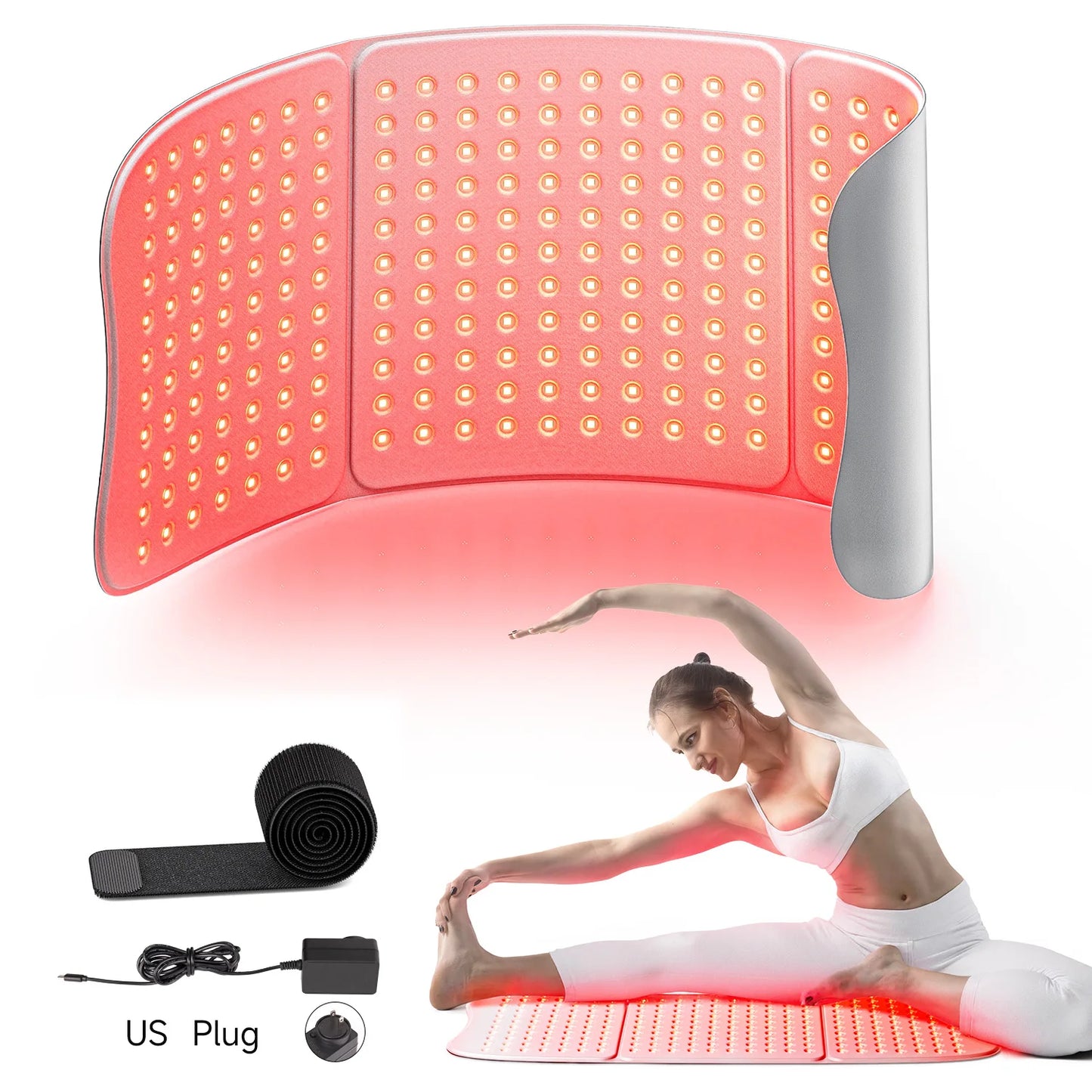 Red Light Therapy Pad 660nm 850nm for Body Pain Relief