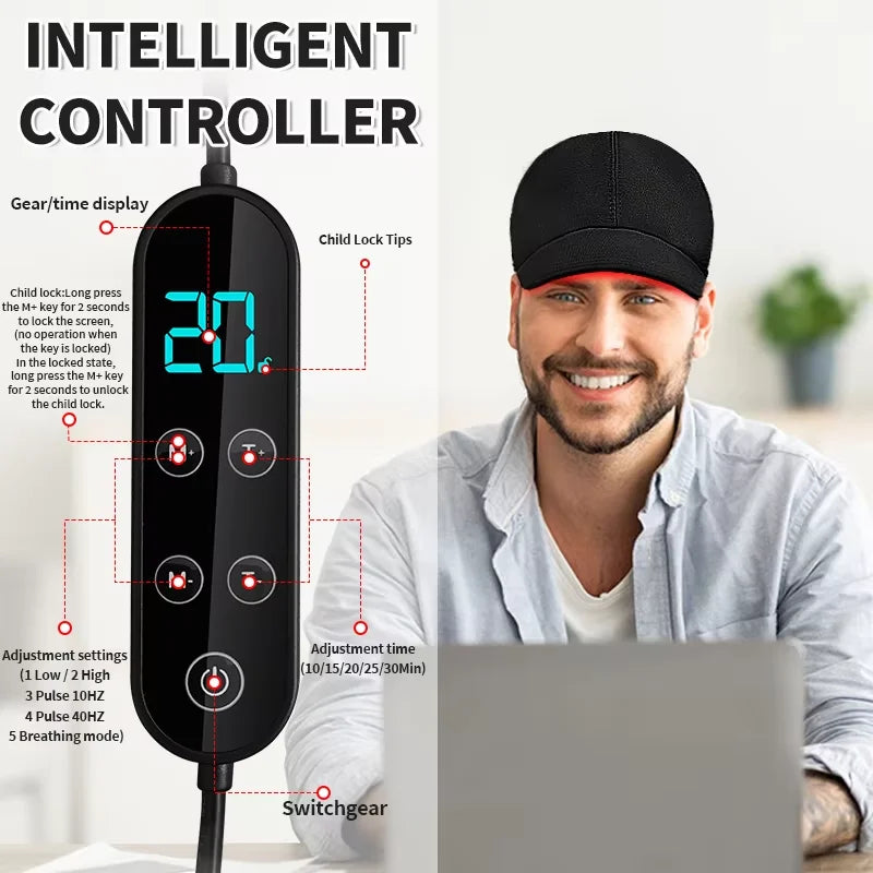 180 LED Red Light Flexible Regrowth Cap