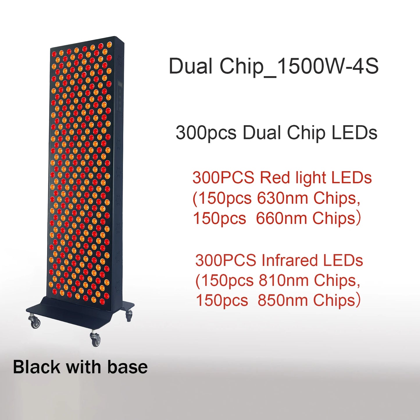 Dual Chip Red Light Therapy Panel Lamp
