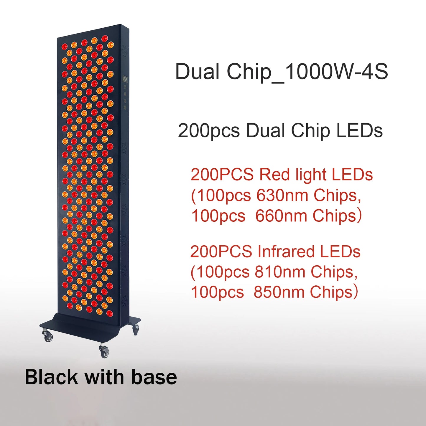 Dual Chip Red Light Therapy Panel Lamp