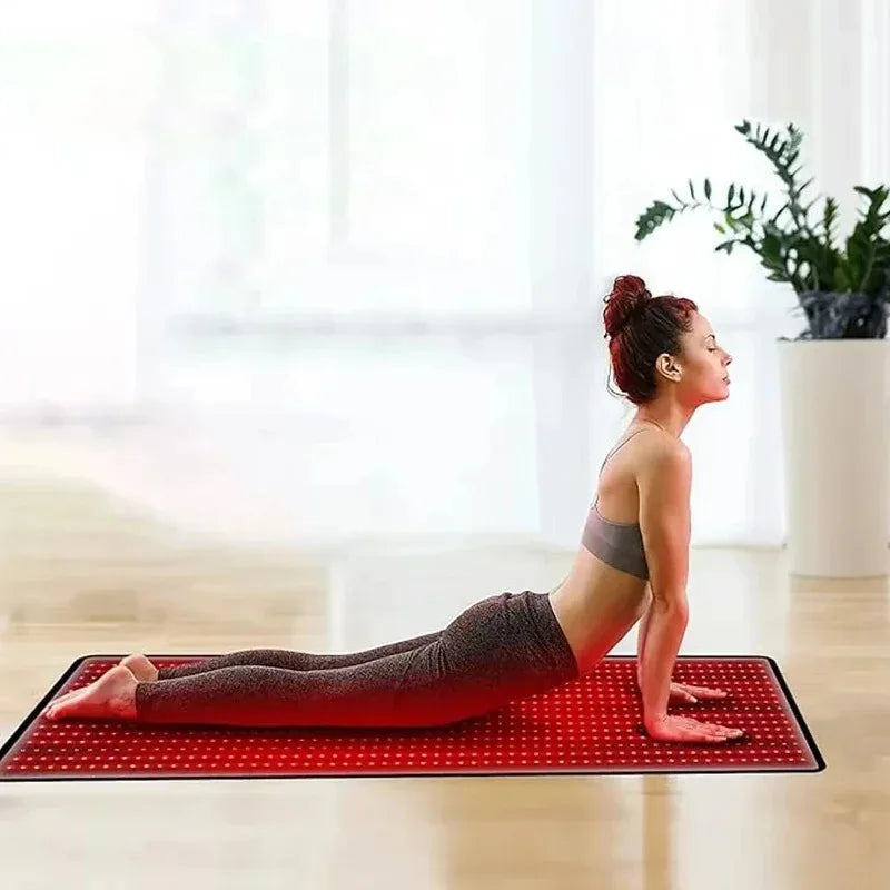 LED Red Light Therapy Yoga Mat