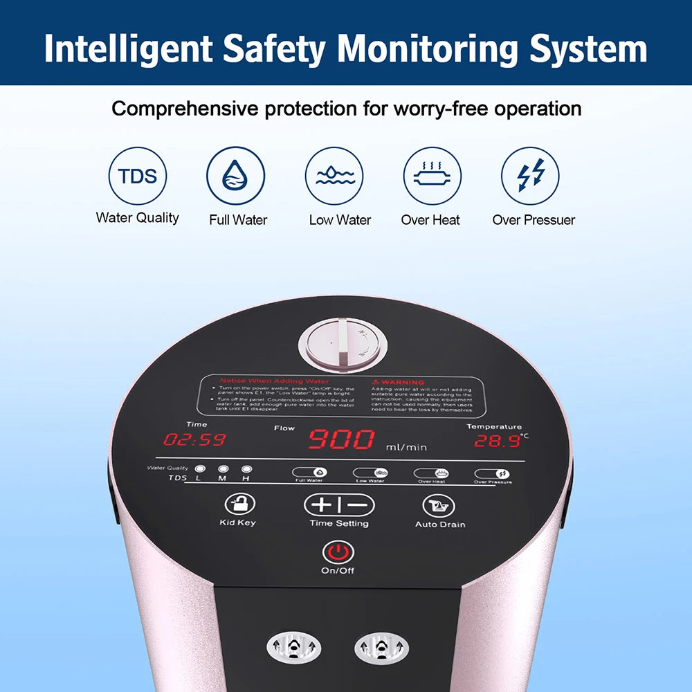 Hydrogen-Oxygen High Purity Machine Eco-friendly Therapy Device