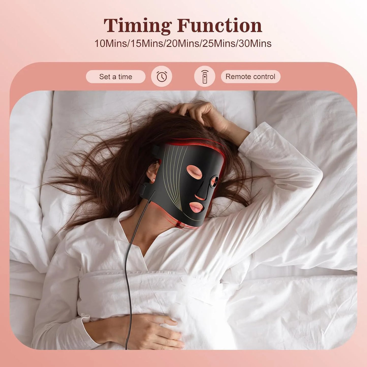 Red Light Therapy Face Mask
