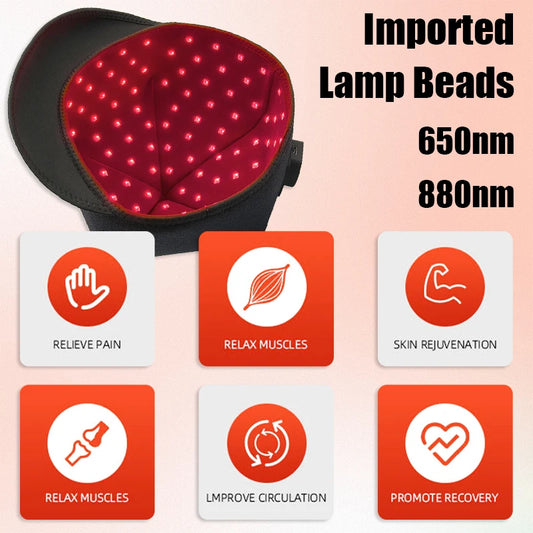 Red Light Therapy Device Hat