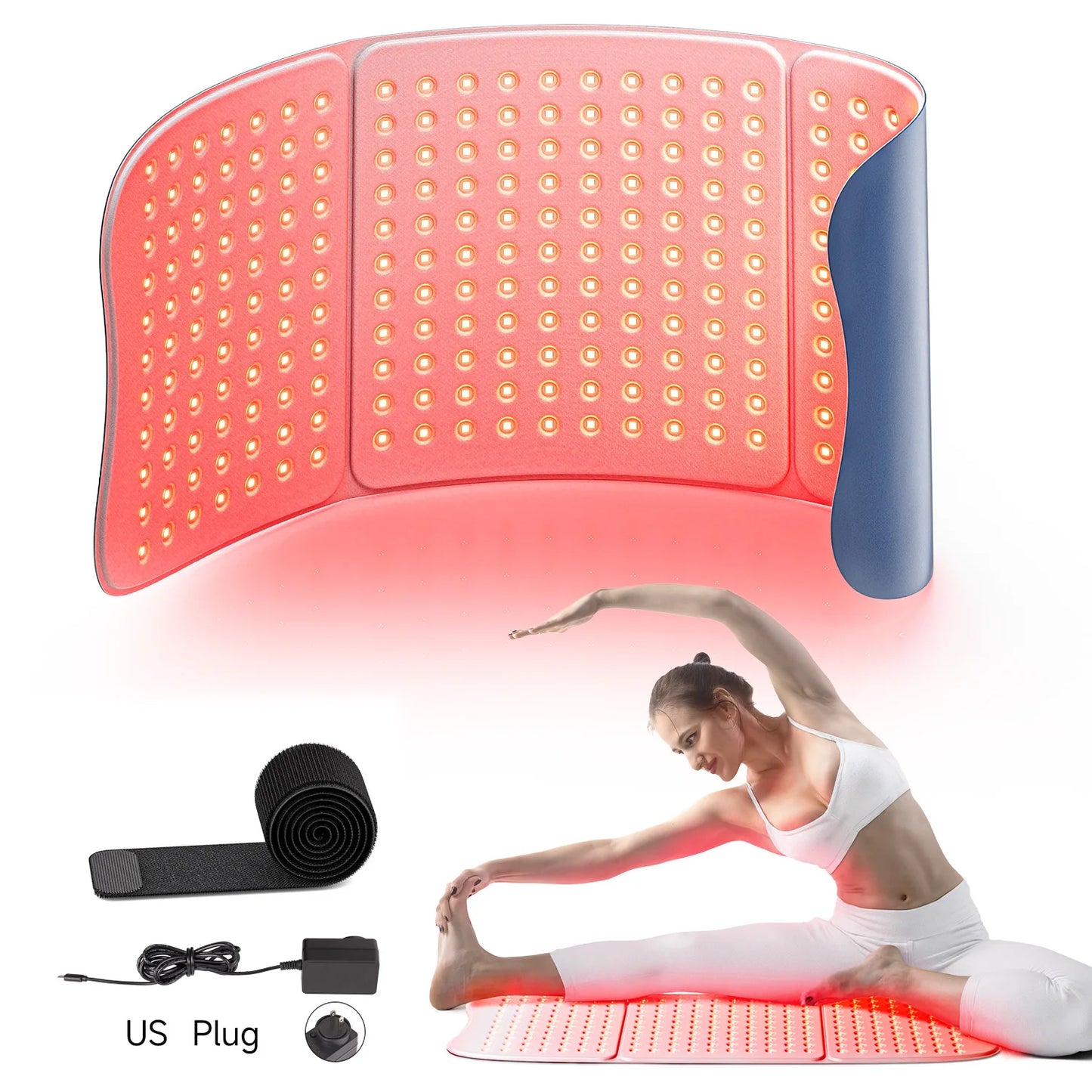 Red Light Therapy Pad 660nm 850nm for Body Pain Relief