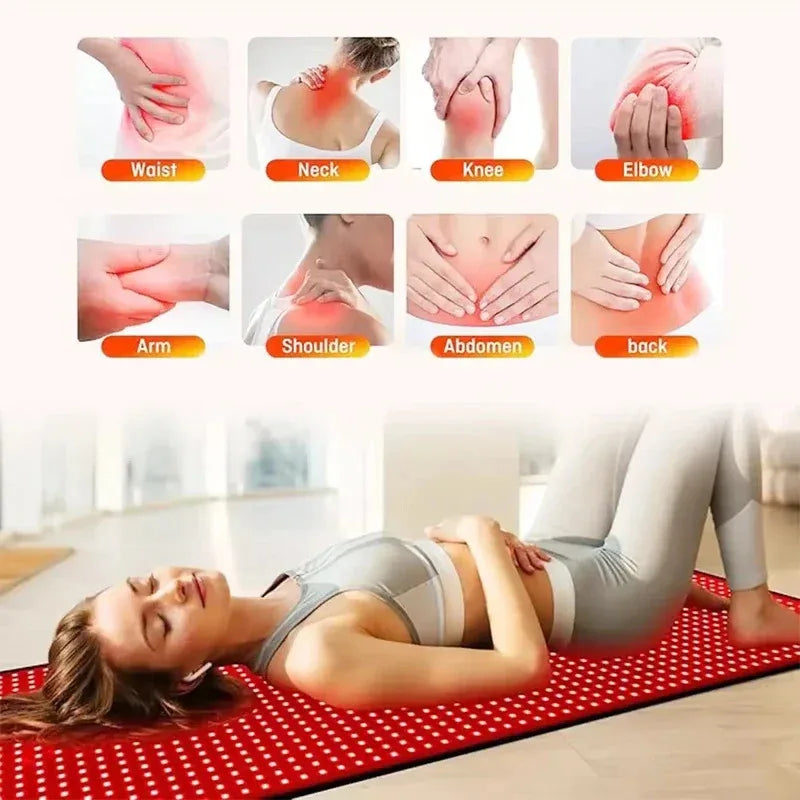 LED Red Light Therapy Yoga Mat