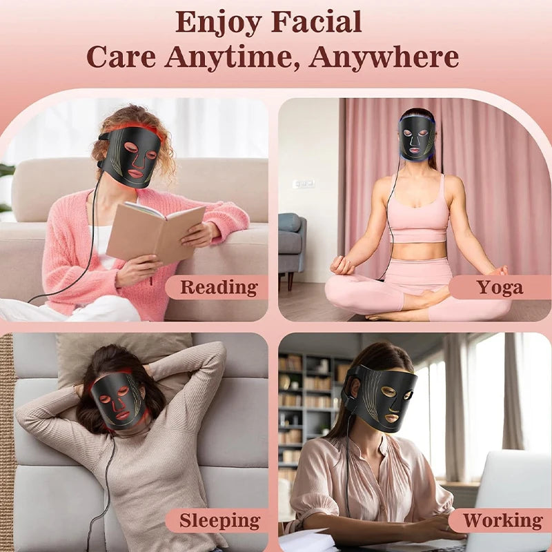 Red Light Therapy Face Mask