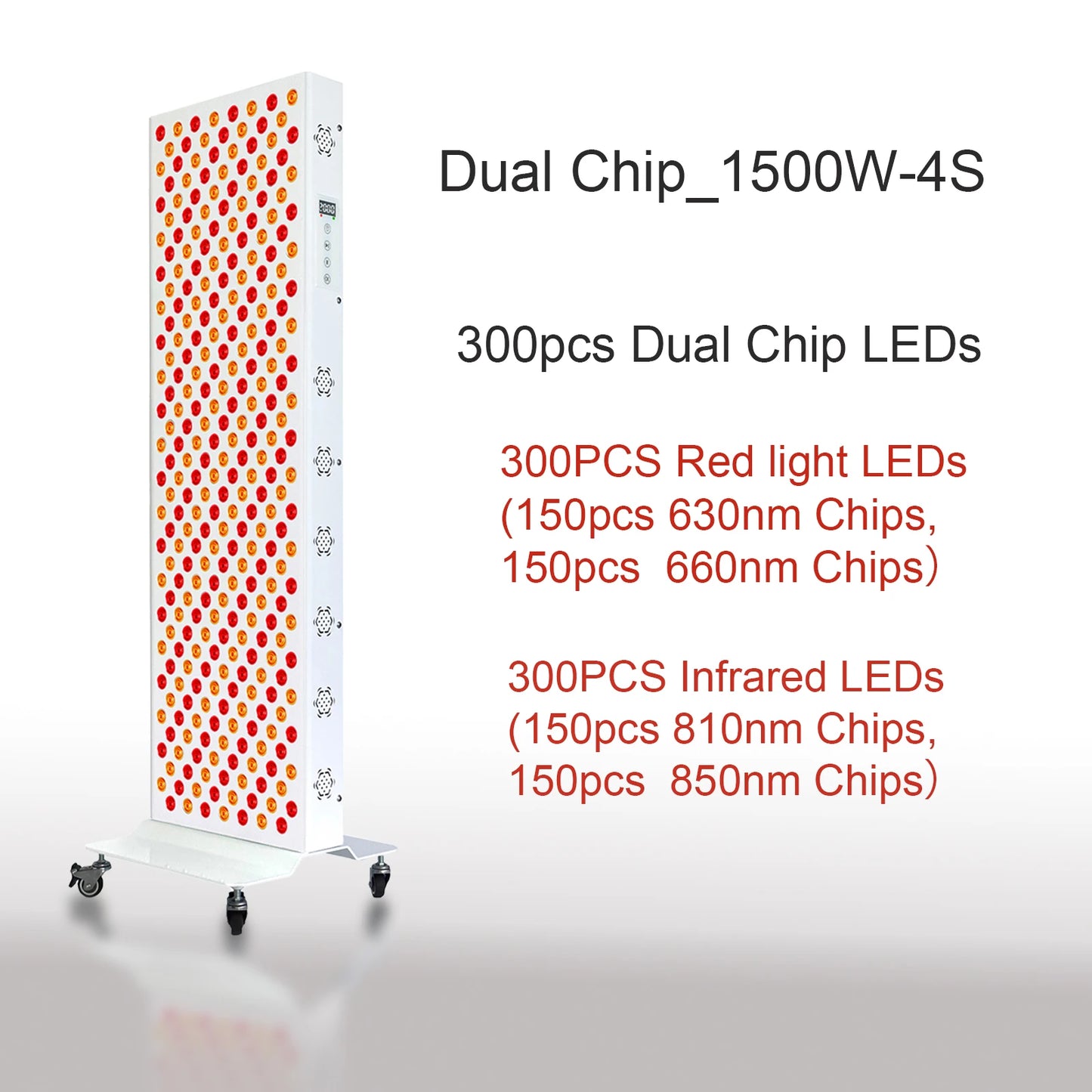 Dual Chip Red Light Therapy Panel Lamp