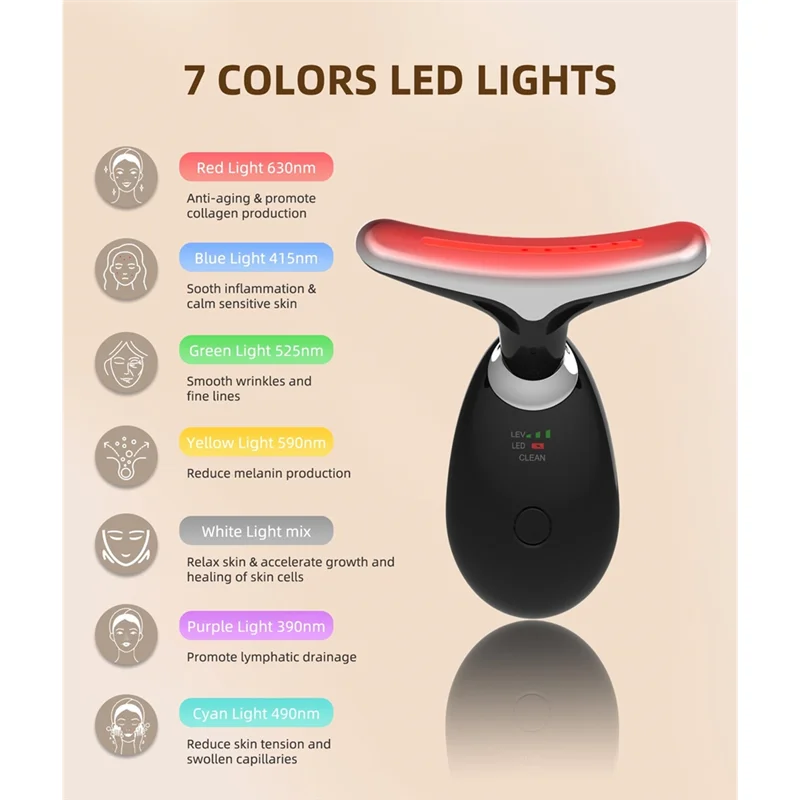 Red-Light Therapy Face & Neck  Massager