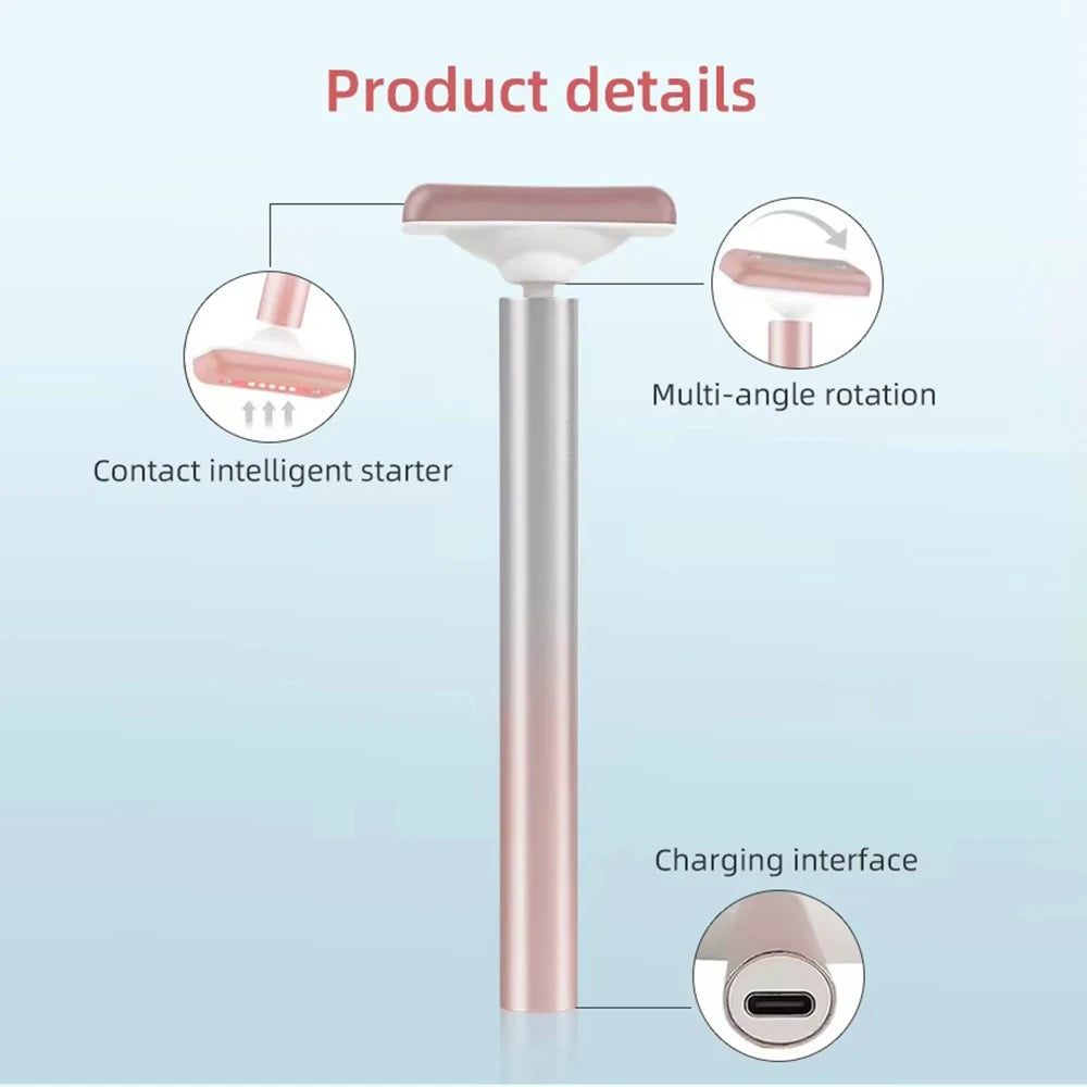 Red Light Therapy Eye Massage Wand