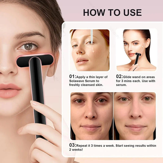 Red Light Therapy Eye Massage Wand