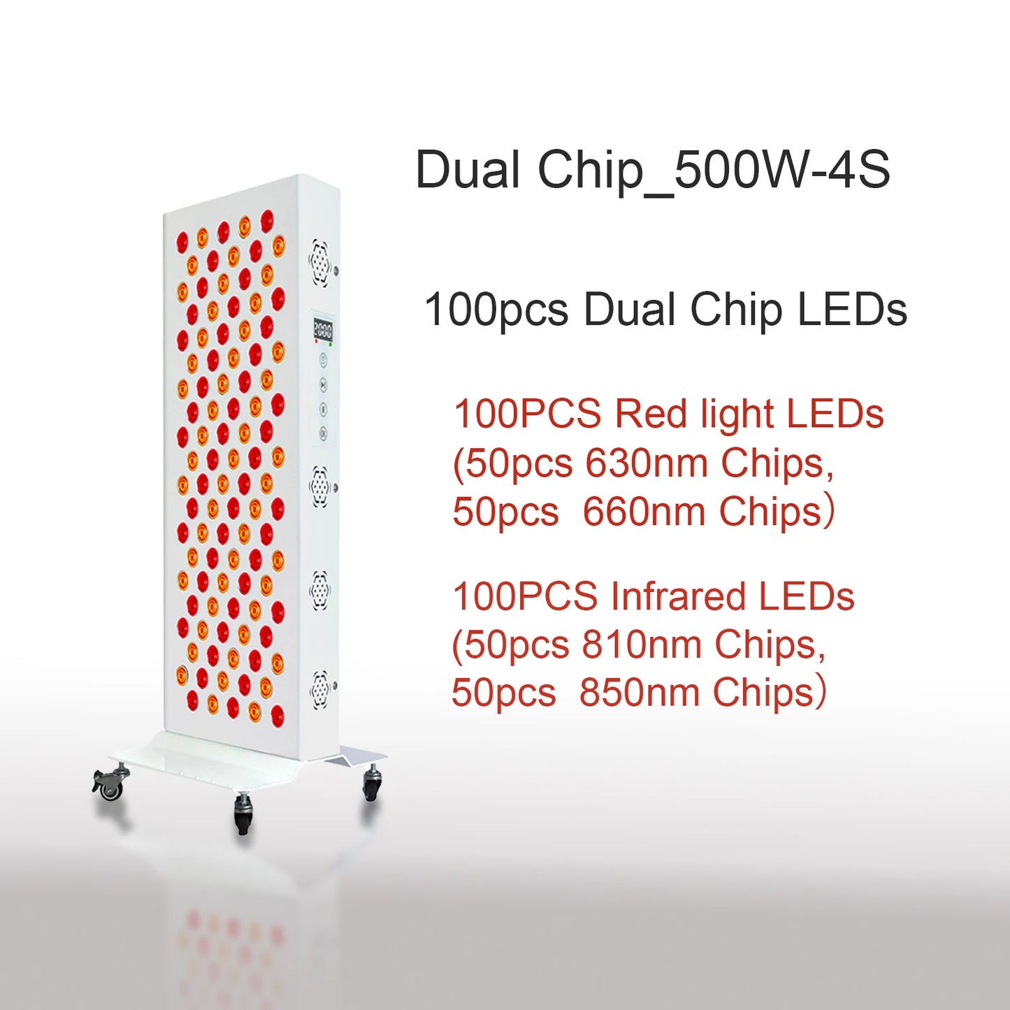 Dual Chip Red Light Therapy Panel Lamp