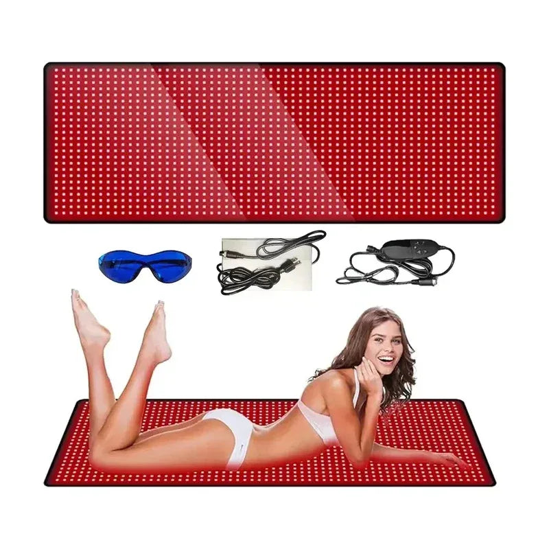 LED Red Light Therapy Yoga Mat
