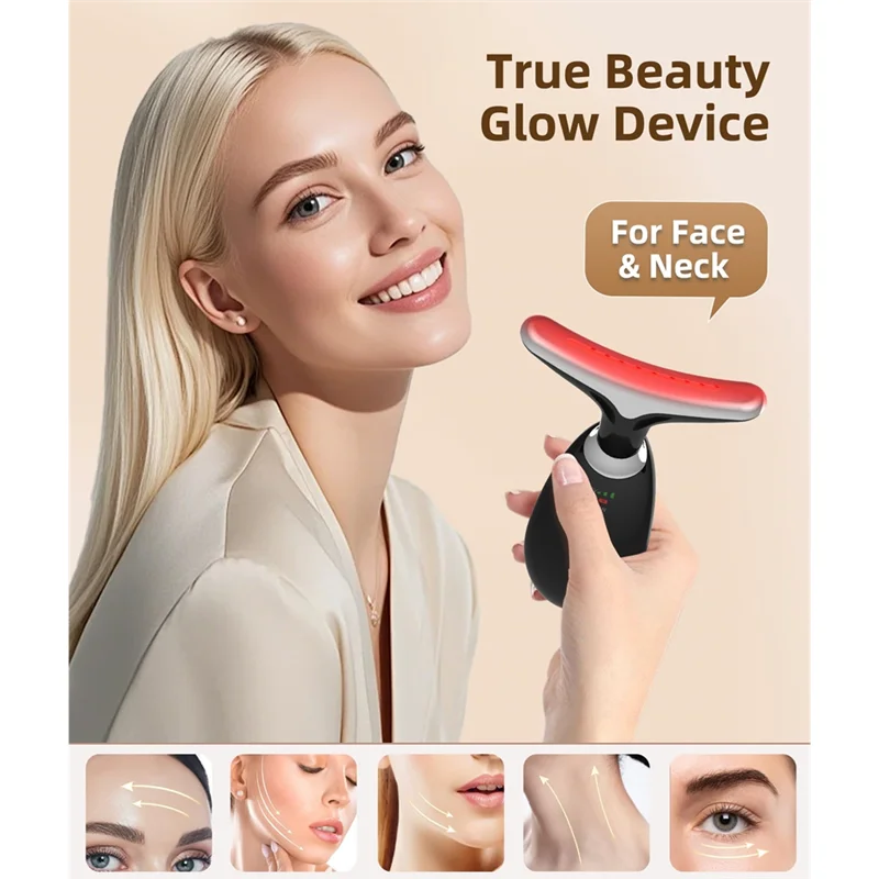 Red-Light Therapy Face & Neck  Massager