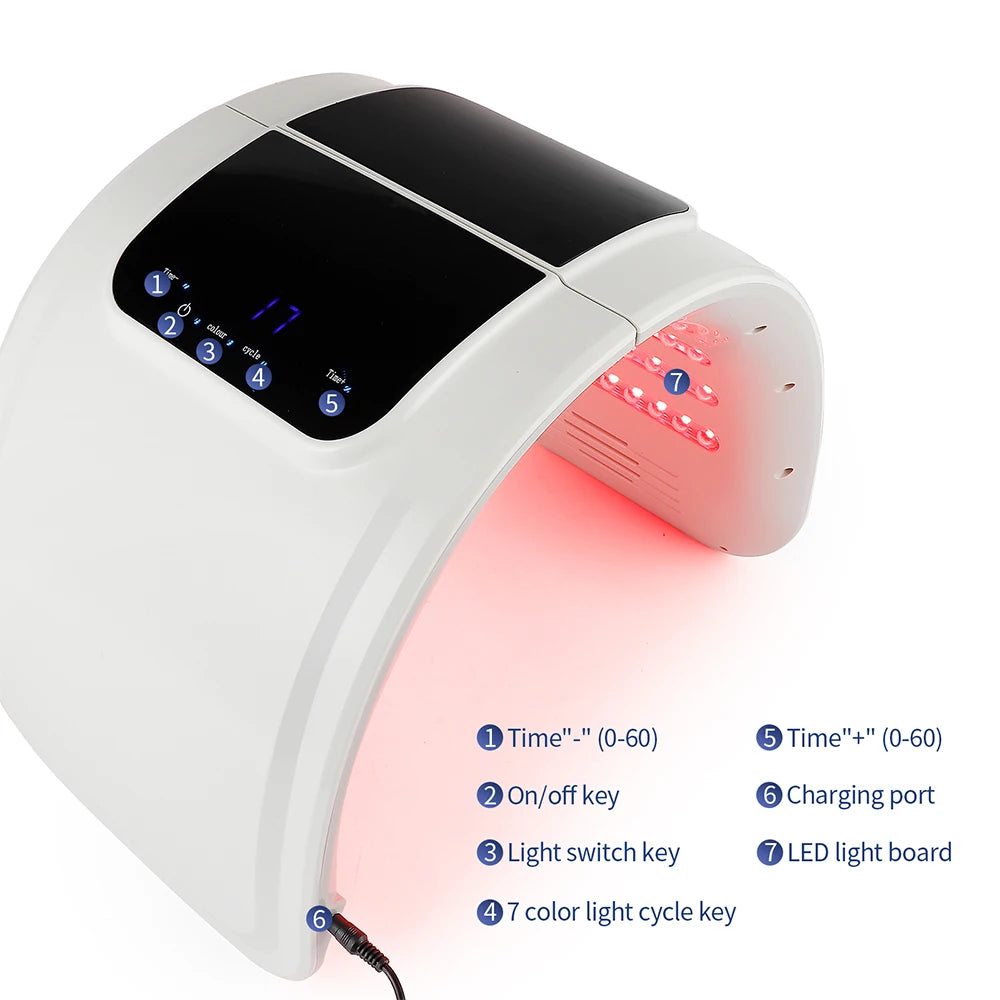 Red Light Therapy Facial  Mask Skin Rejuvenation & Face Lift Anti Wrinkle
