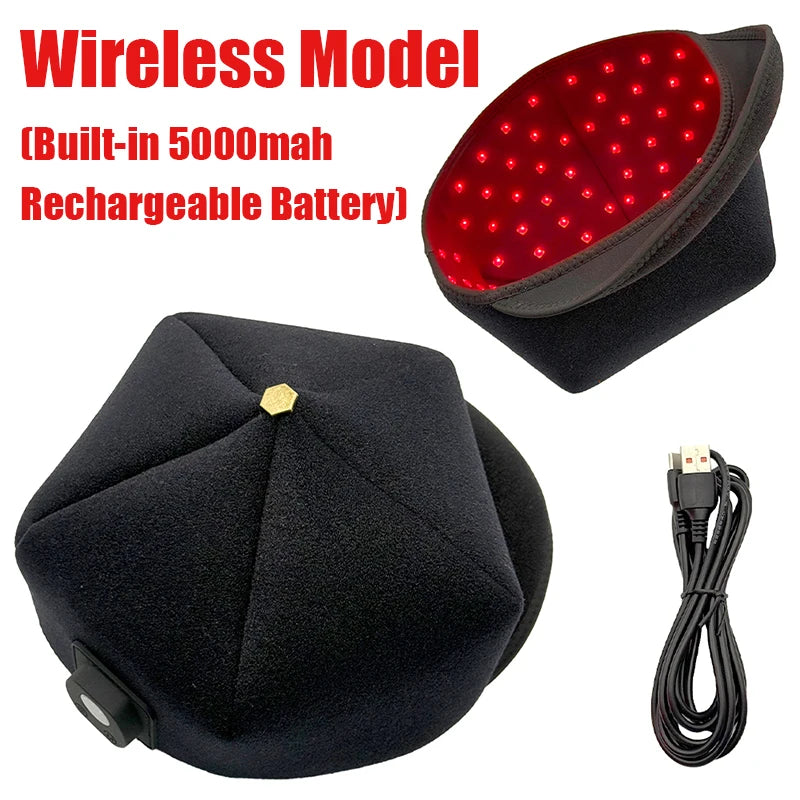 Red Light Therapy Device Hat