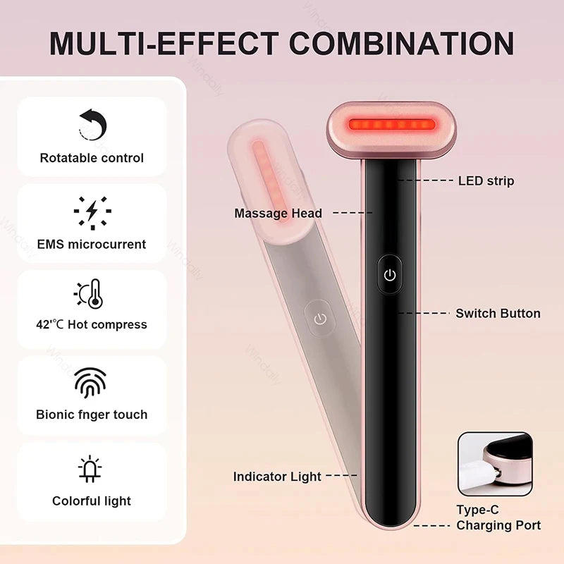 Red Light Therapy Eye Massage Wand