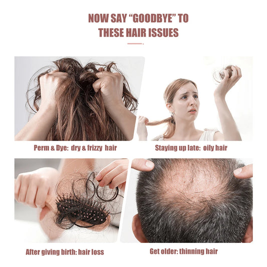 Electric Blue & Red Light Therapy Head Massager Comb