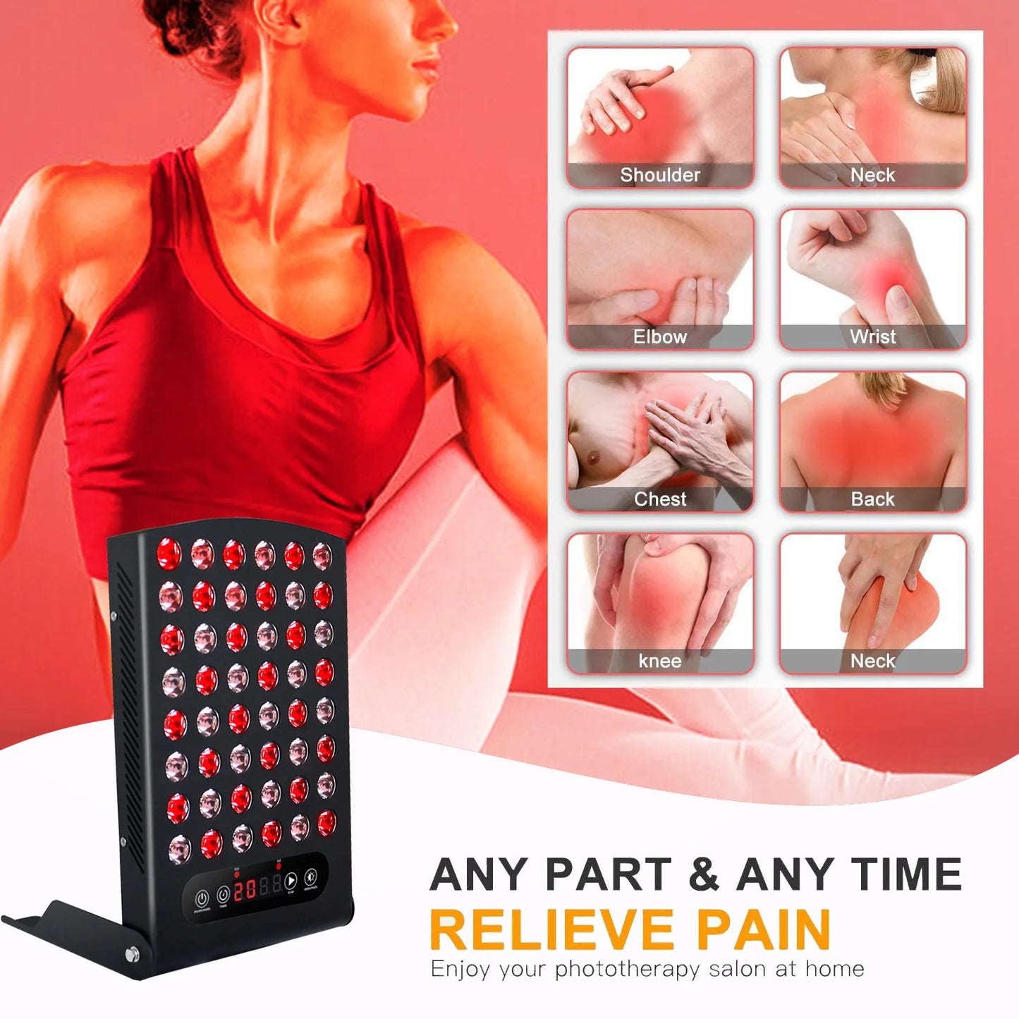 Portable Red Light Therapy Panel