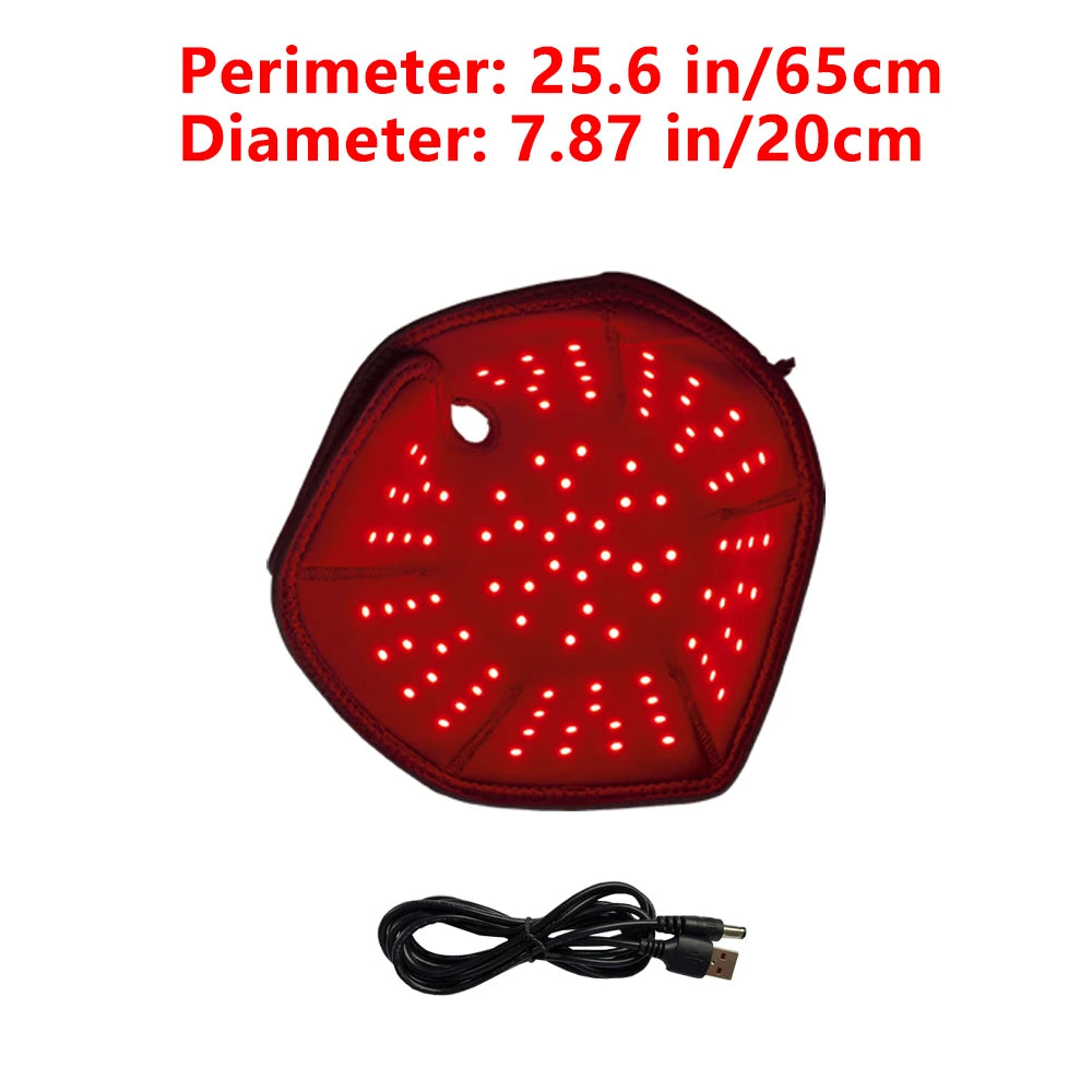 Red and Infrared LEDs Light Therapy Cap
