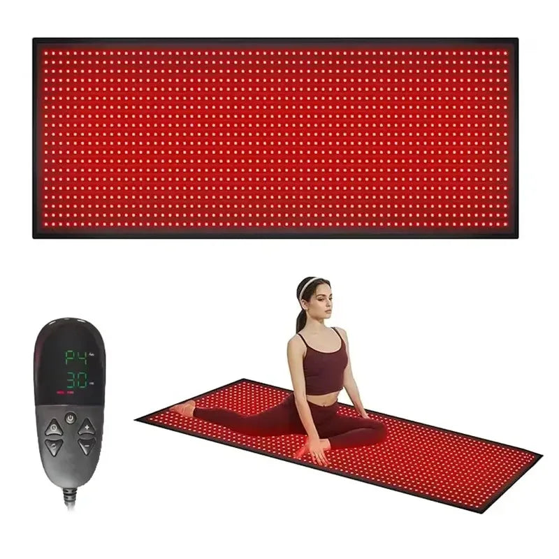 LED Red Light Therapy Yoga Mat